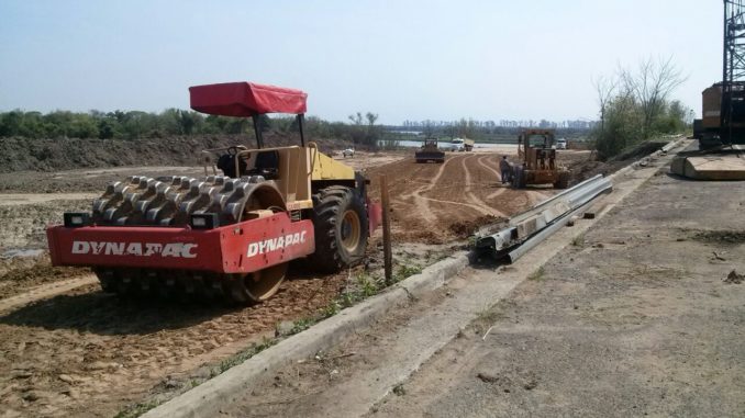 Trabajos RN12 puente altura Goya - Corrientes III