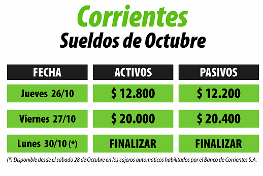 sueldo octubre
