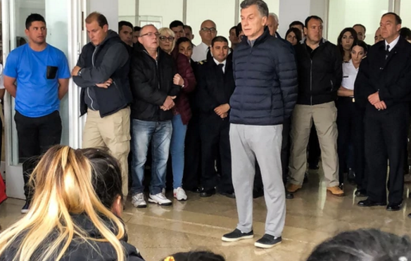 macri con familiares