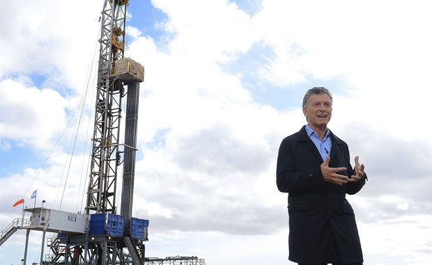 macri en vaca muerta
