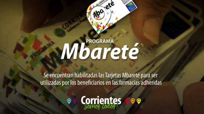TARJETA MBARETÉ