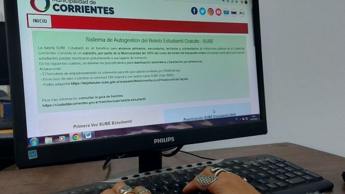 SUBE ONLINE