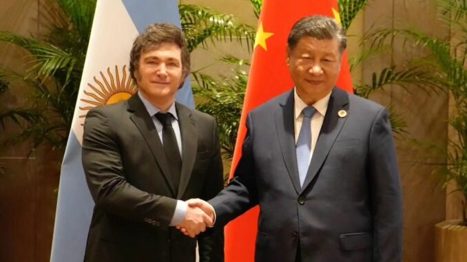 MILEI Y XI JINPING