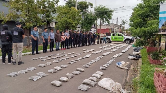 NARCOTRÁFICO POLICÍA DE CORRIENTES